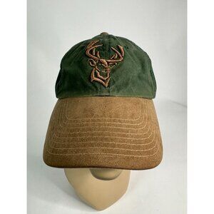 Dicks Sporting Goods Green and Brown Deer Embroidered Baseball Cap